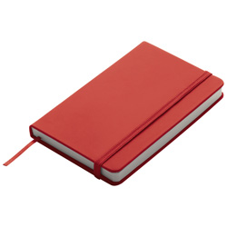 A6 Notizbuch L�BECK, rot - Werbemittel