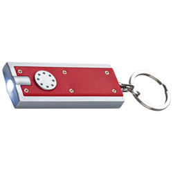 Kunststoff-Schl�sselanh�nger BATH, rot - Werbemittel