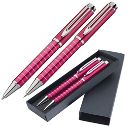 Schreibset MARLOW, pink - Werbemittel