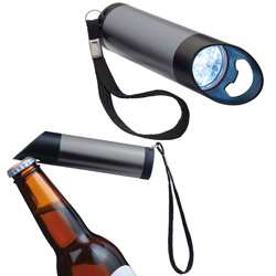 Taschenlampe KOS, grau - Werbemittel