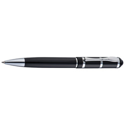 Kugelschreiber mit Touch-Pen ARESE, schwarz - Werbemittel