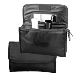 Spiegel-Kosmetiktasche CALAIS, schwarz - Werbemittel