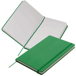 A5 Notizbuch KIEL, gr�n - Werbemittel