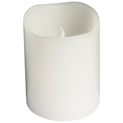 LED-Kerze STAFFORD, weiss - Werbemittel