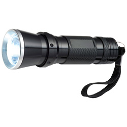 LED-Taschenlampe HARO, schwarz - Werbemittel