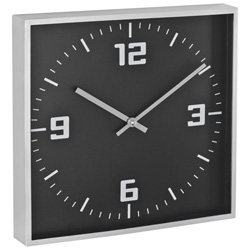 Wanduhr PORTO CALVO\', schwarz - Werbemittel