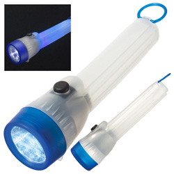 LED-Taschenlampe NAGOYA, blau - Werbemittel