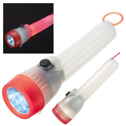 LED-Taschenlampe NAGOYA, rot - Werbemittel