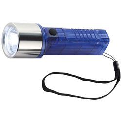 LED-Taschenlampe ORANIENBURG, blau - Werbemittel