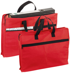 Non-Woven-Dokumententasche OLDHAM, rot - Werbemittel
