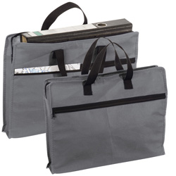 Non-Woven-Dokumententasche OLDHAM, anthrazit - Werbemittel