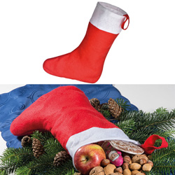 Weihnachtsstrumpf RONNEBY, rot - Werbemittel