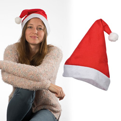 Weihnachtsm�tze VISBY, rot - Werbemittel