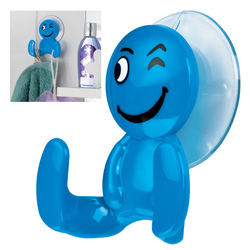 Saugnapfhaken LINZ, blau - Werbemittel