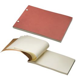 Notizbuch ERDING, rot - Werbemittel