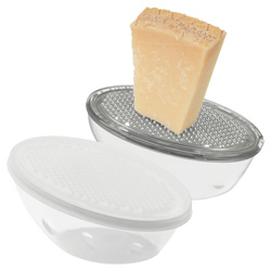 Parmesanreibe MALCESINE, weiss - Werbemittel