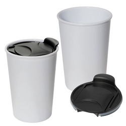 Kunststoffbecher ISTANBUL, weiss - Werbemittel