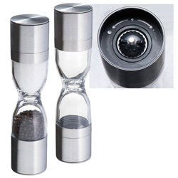 Salz-/Pfefferm�hle ROM, grau - Werbemittel