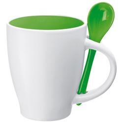 Kaffeebecher PALERMO, gr�n - Werbemittel