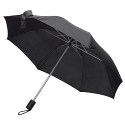 Taschenschirm LILLE, schwarz - Werbemittel