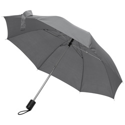 Taschenschirm LILLE, grau - Werbemittel