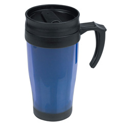 Kunststoffbecher FORT WORTH, blau - Werbemittel