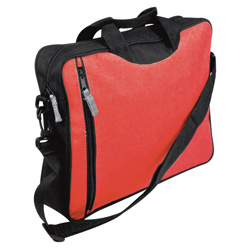 Collegetasche M�LAGA, rot - Werbemittel