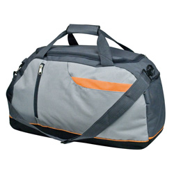Sport- und Reisetasche OVIEDO, grau - Werbemittel