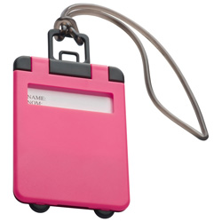 Kofferanh�nger KEMER, pink - Werbemittel