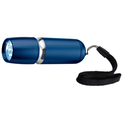Aluminiumtaschenlampe ADDLESTONE, blau - Werbemittel