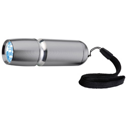 Aluminiumtaschenlampe ADDLESTONE, anthrazit - Werbemittel