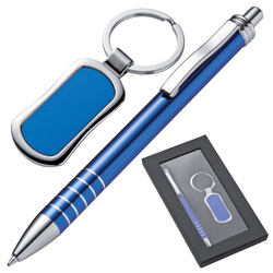 Geschenkset CLEARWATER, blau - Werbemittel