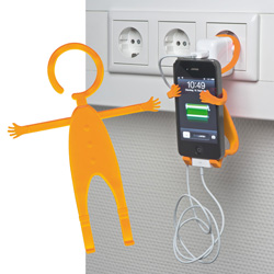 Handyhalter LODSCH, orange - Werbemittel