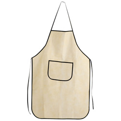 Non-Woven-Sch�rze RAVENNA, beige - Werbemittel