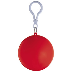 Regenponcho LYNNFIELD, rot - Werbemittel