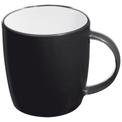 Keramiktasse MARTINEZ, schwarz - Werbemittel