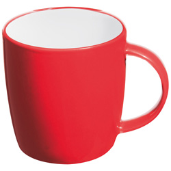 Keramiktasse MARTINEZ, rot - Werbemittel