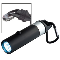 Taschenlampe GLADSTONE, schwarz - Werbemittel