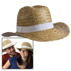Strohhut SUMMERSIDE, weiss - Werbemittel