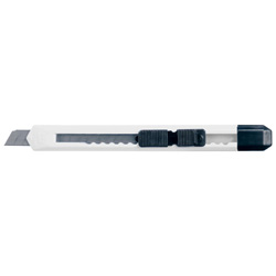 Kleines Kartonmesser SAN SALVADOR, weiss - Werbemittel