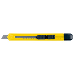 Kleines Kartonmesser SAN SALVADOR, gelb - Werbemittel