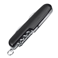Taschenmesser HAVANNA, schwarz - Werbemittel