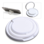 Smartphone Ringst�nder ALCOY, wei� - Werbeartikel