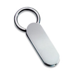 Schl�sselanh�nger CLASSIC SMALL, silber - Werbeartikel