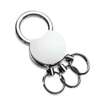 Schl�sselanh�nger MULTI, silber - Werbeartikel