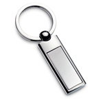 Schl�sselanh�nger EXCLUSIVE, silber - Werbeartikel