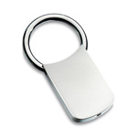 Schl�sselanh�nger CLASSIC LARGE, silber - Werbeartikel