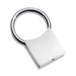 Schl�sselanh�nger CLASSIC LARGE, silber - Werbeartikel