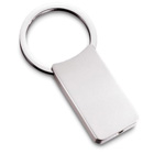 Schl�sselanh�nger CLASSIC LARGE, silber - Werbeartikel