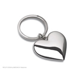 Schl�sselanh�nger ALMERE SHINY, silber - Werbeartikel
